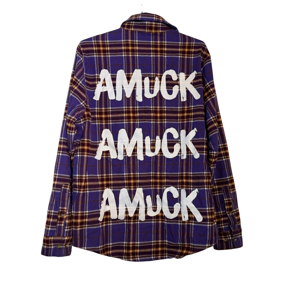 Cakeworthy Hocus Pocus Sarah Flannel Women Medium Purple Amuck Amuck Amuck